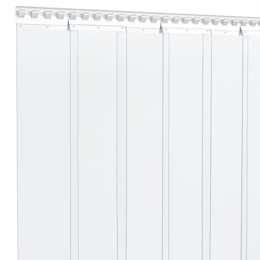 Door curtain, clear, 200mmx1.6mm, 50m, PVC