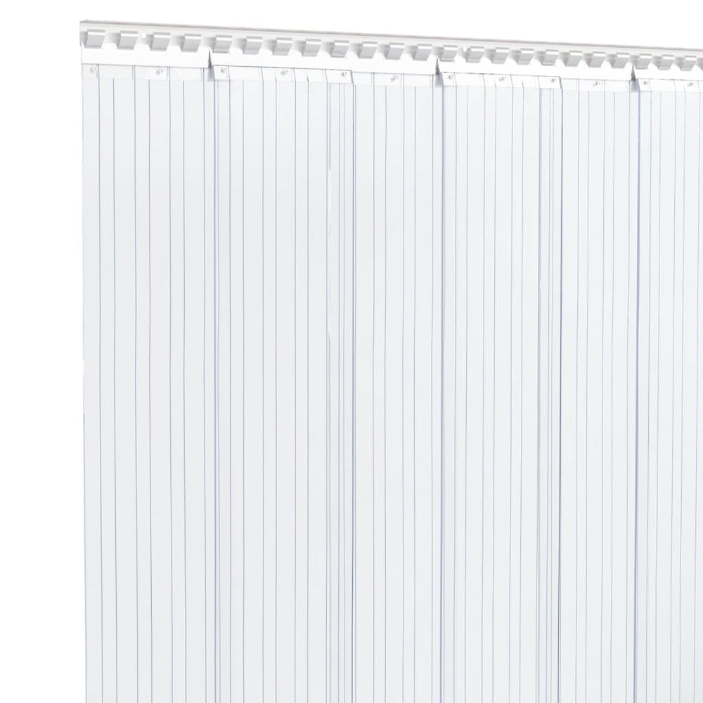 Door curtain, clear, 200mmx1.6mm, 50m, PVC
