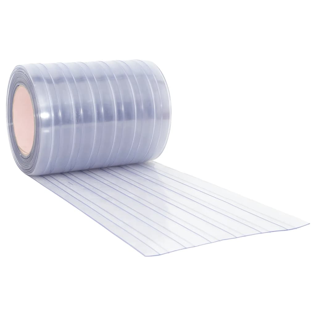 Door curtain, transparent, 300mmx2.6mm, 10m, PVC