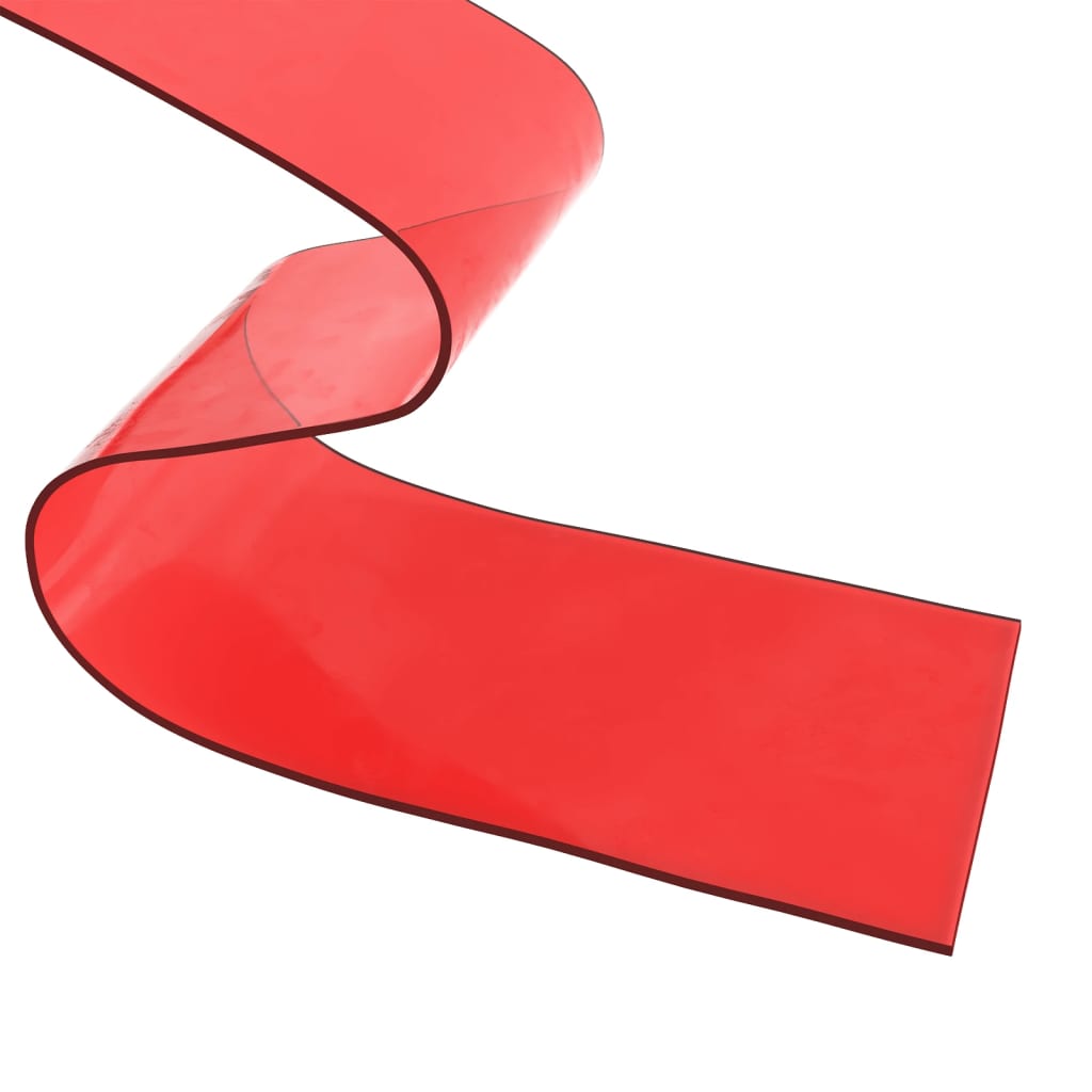 Door curtain, red, 200mmx1.6mm, 50m, PVC