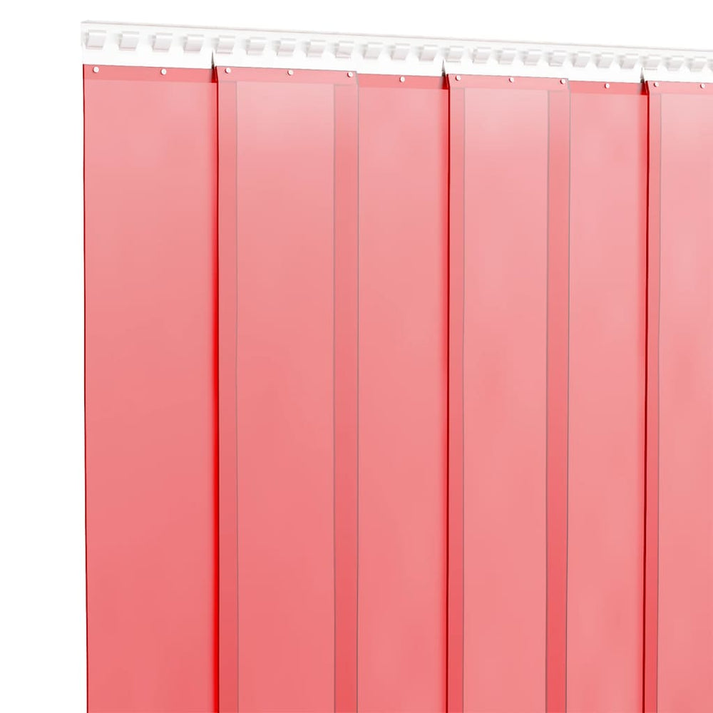 Door curtain, red, 300mmx2.6mm, 25m, PVC