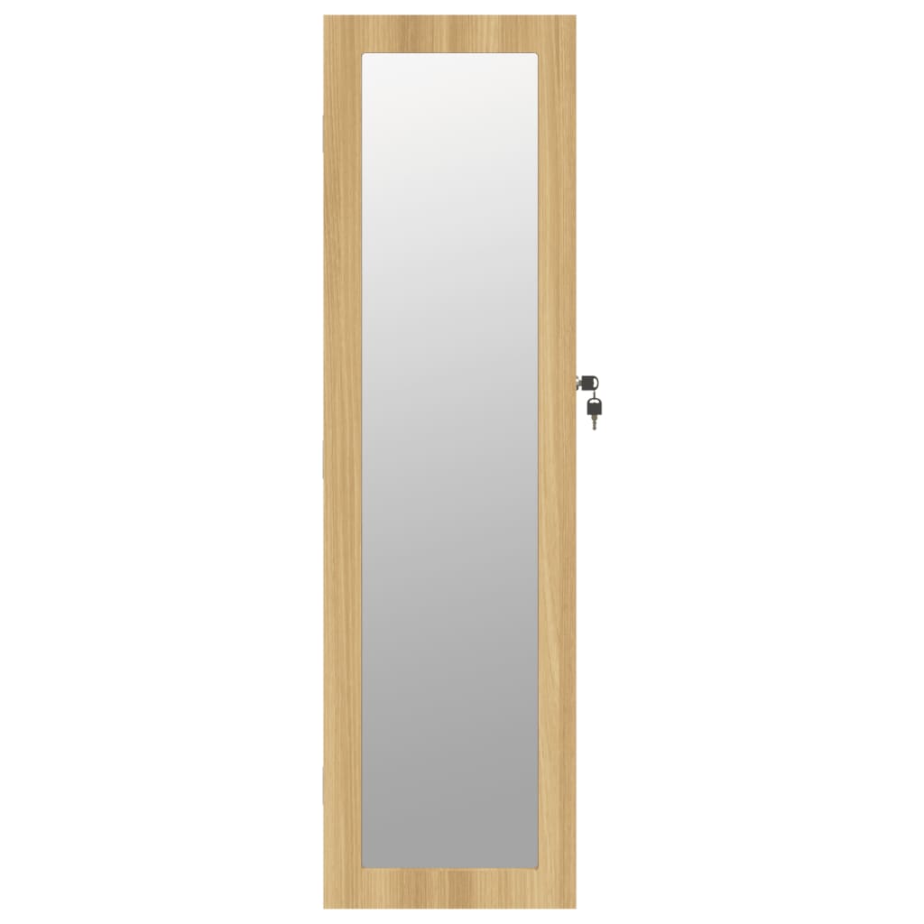 Spoguļots rotaslietu skapis, 30x8,5x106cm, pie sienas stiprināms