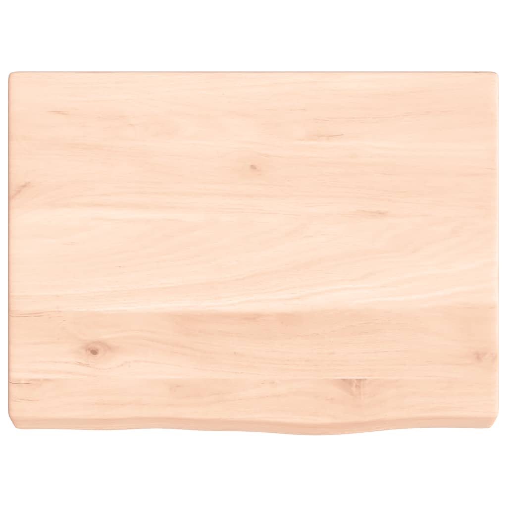 Wall shelf, 40x30x(2-4) cm, untreated solid oak