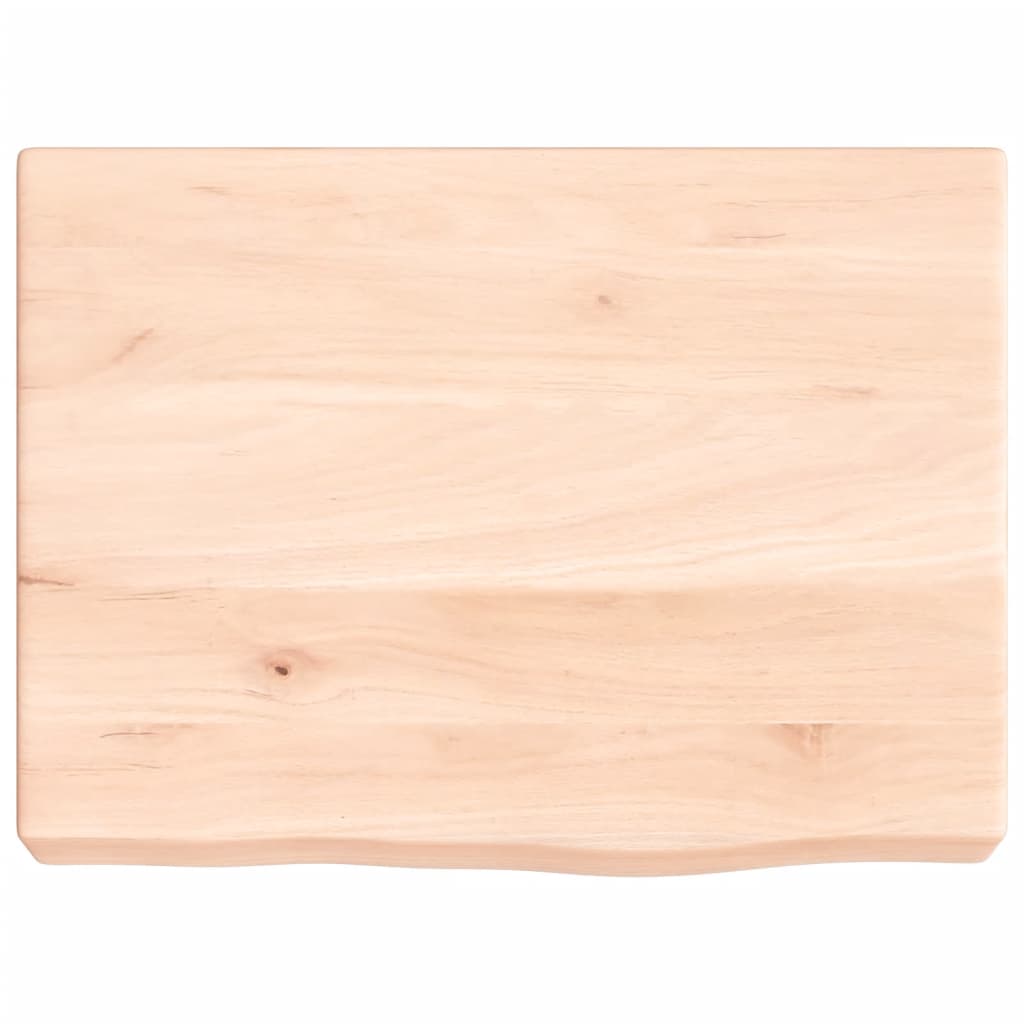 Wall shelf, 40x30x(2–6)cm, unfinished solid oak