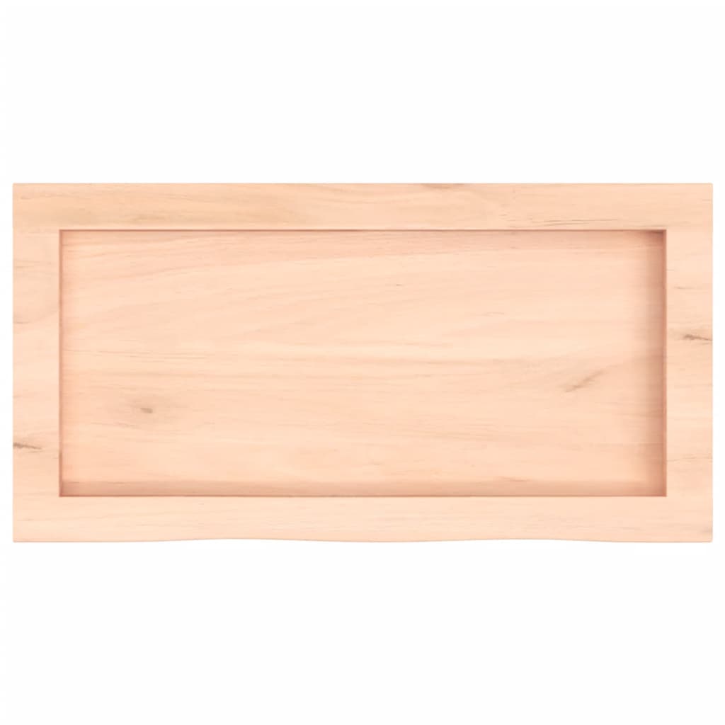 Sieninė lentyna, 60x30x(2-4) cm, neapdorotas ąžuolo masyvas