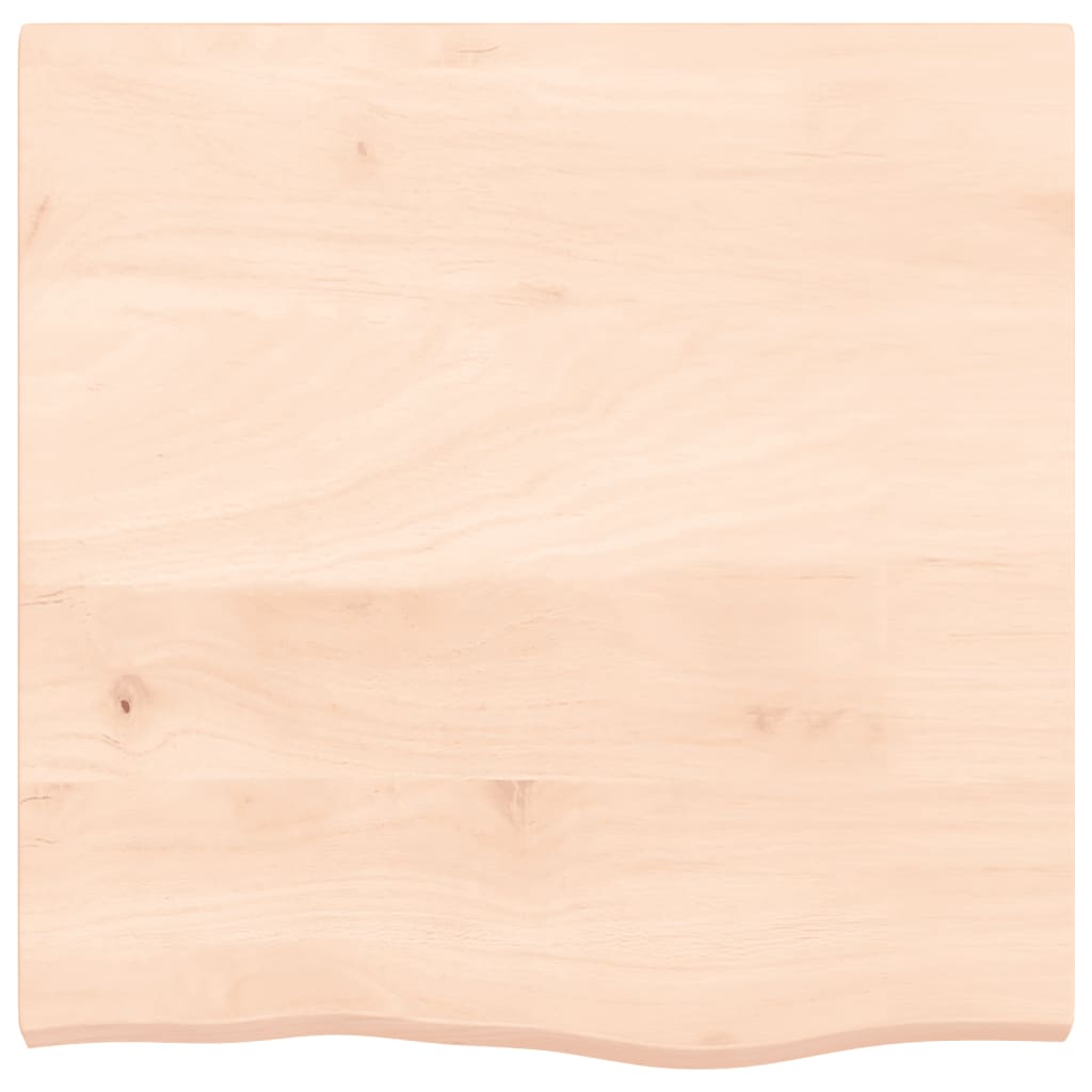 Wall shelf, 60x60x(2–4)cm, unfinished solid oak