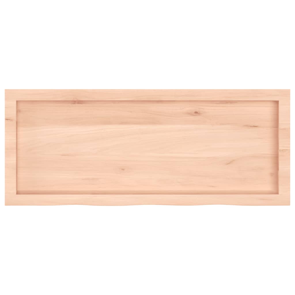 Sieninė lentyna, 100x40x(2-4) cm, neapdorotas ąžuolo masyvas