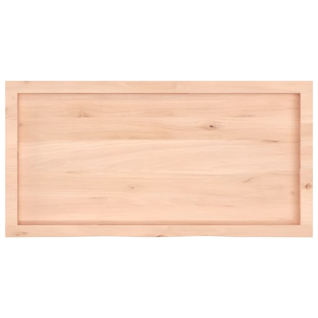 Sieninė lentyna, 100x50x(2-4) cm, neapdorotas ąžuolo masyvas