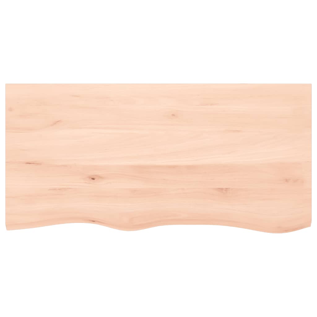 Sienas plaukts, 100x50x(2-6) cm, neapstrādāta ozola masīvkoksne
