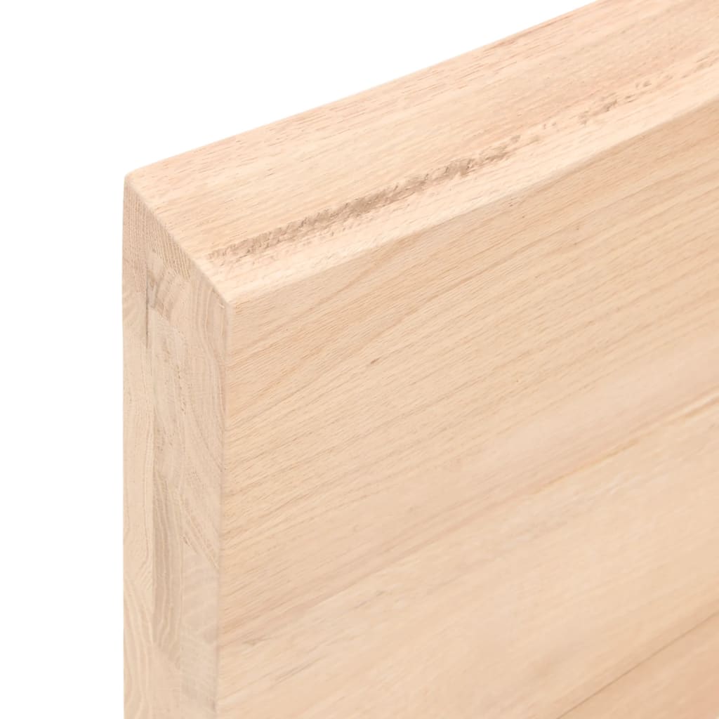 Sienas plaukts, 100x50x(2-6) cm, neapstrādāta ozola masīvkoksne
