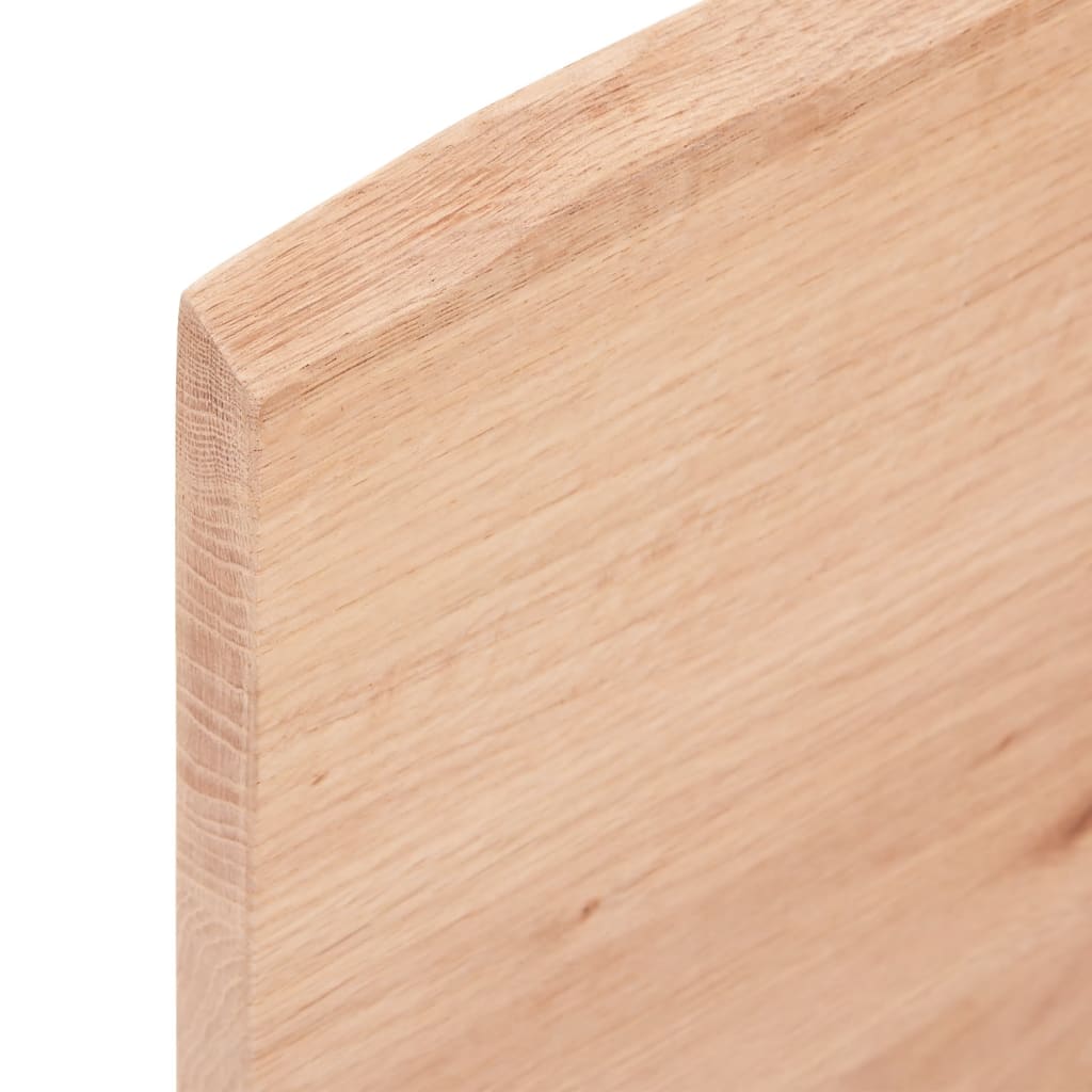 Sieninė lentyna, šviesiai ruda, 60x10x2cm, ąžuolo masyvas