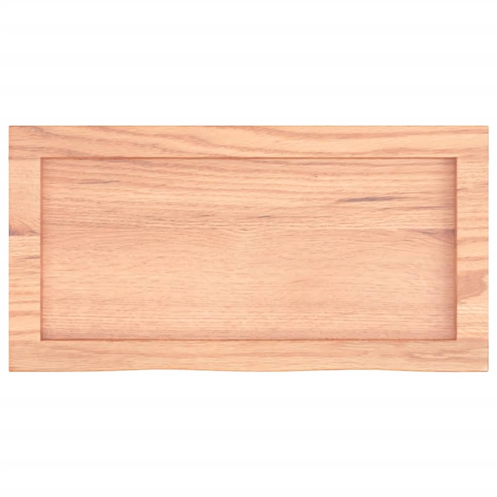 Sienas plaukts, gaiši brūns, 60x30x(2-4) cm, ozolkoka masīvkoks