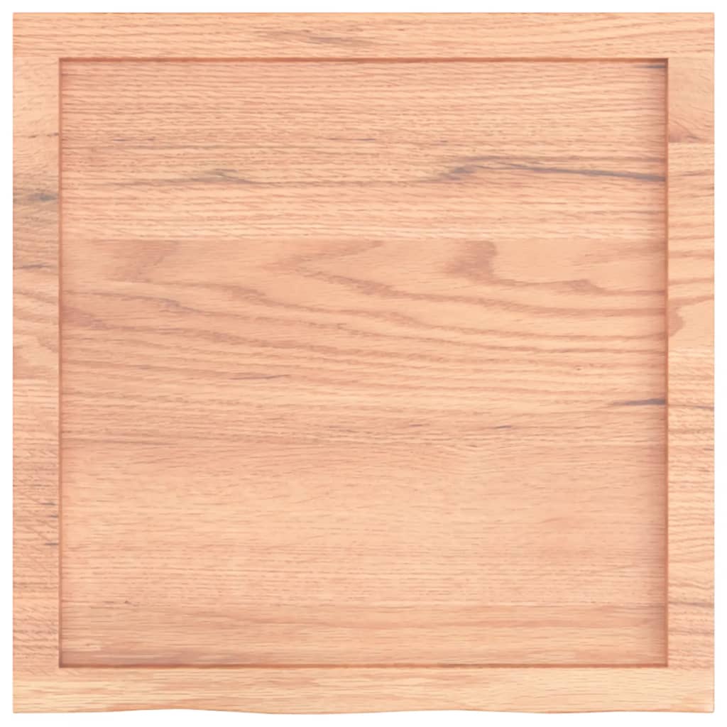 Sieninė lentyna, šviesiai ruda, 60x60x(2-4) cm, ąžuolo masyvas