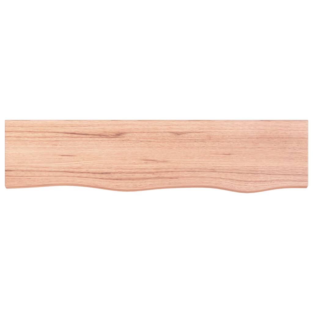 Wall shelf, light brown, 80x20x2cm, solid oak