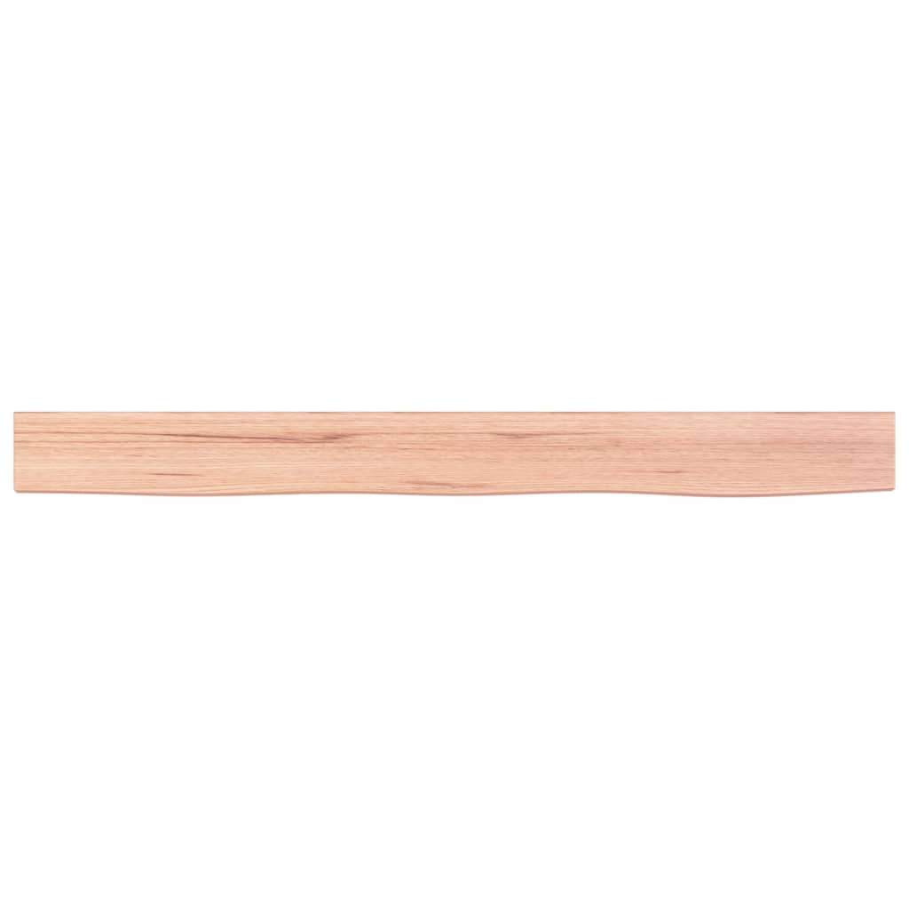 Wall shelf, light brown, 100x10x6cm, solid oak