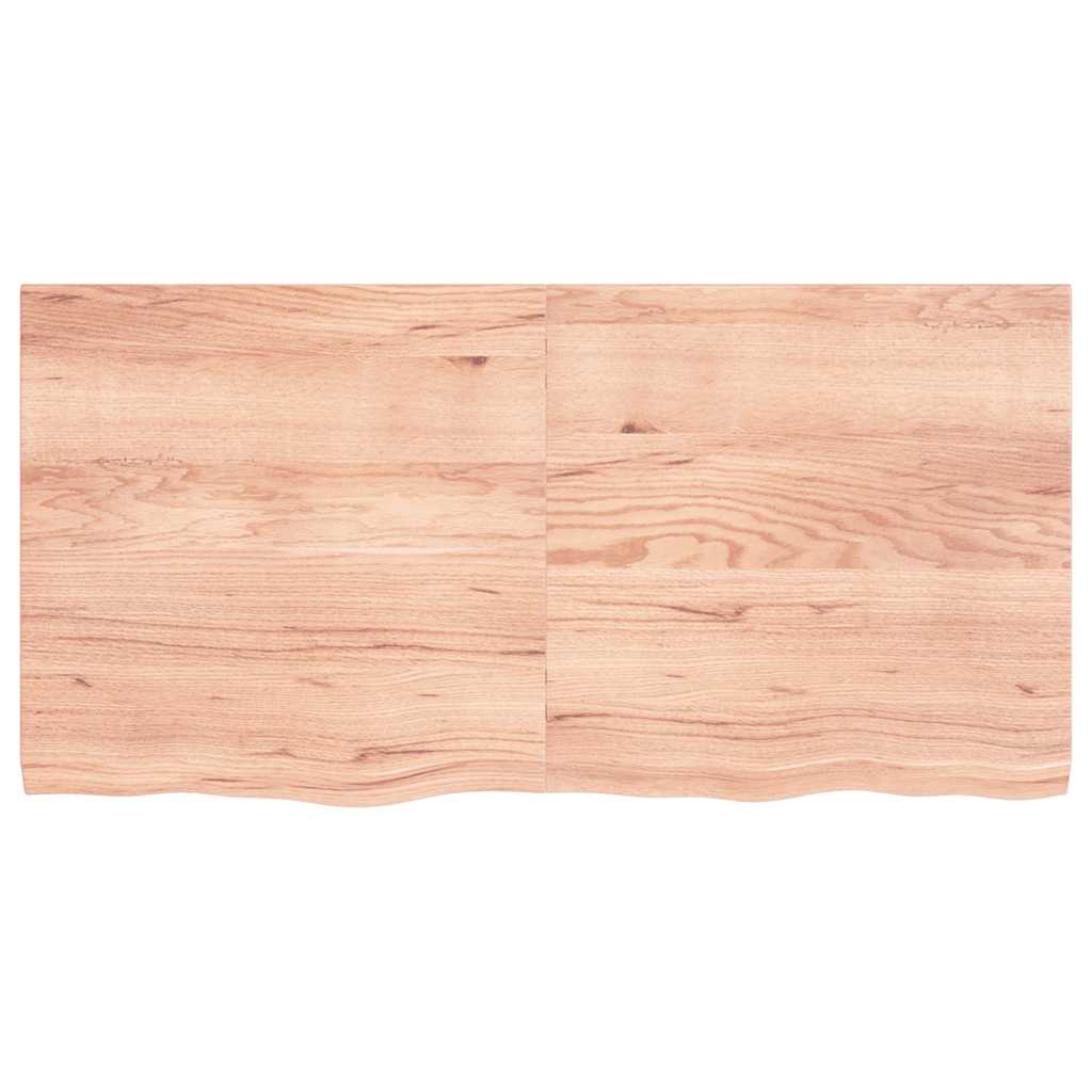 Sienas plaukts, gaiši brūns, 120x60x(2-4) cm, ozolkoka masīvs