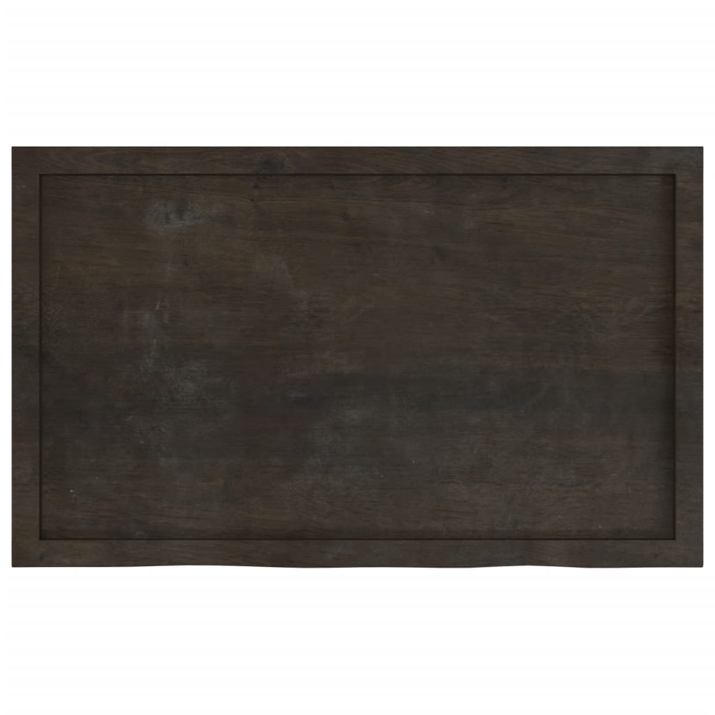 Sienas plaukts, tumši brūns, 100x60x(2-6) cm, ozolkoka masīvkoks
