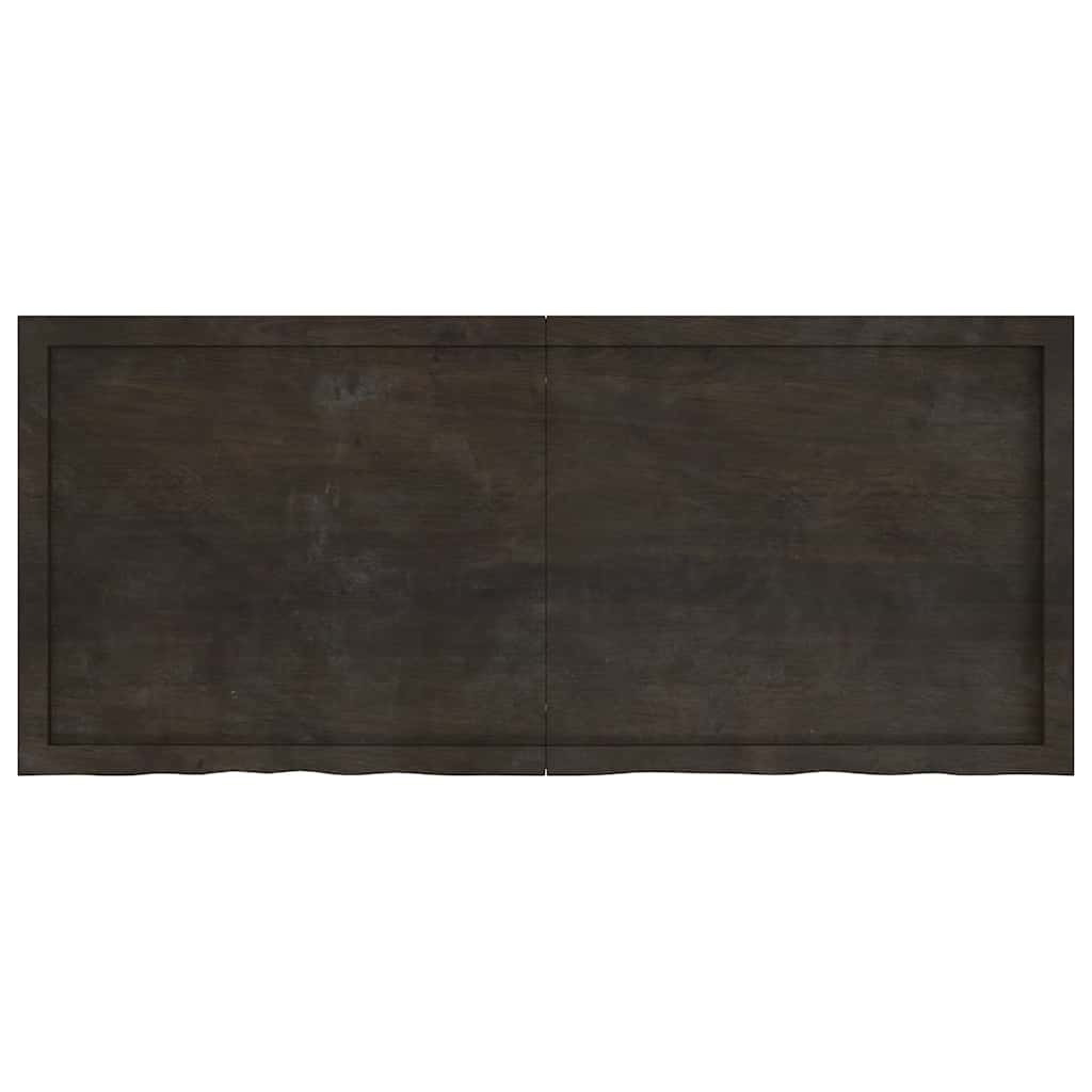 Sienas plaukts, tumši brūns, 140x60x(2-4) cm, ozola masīvkoks