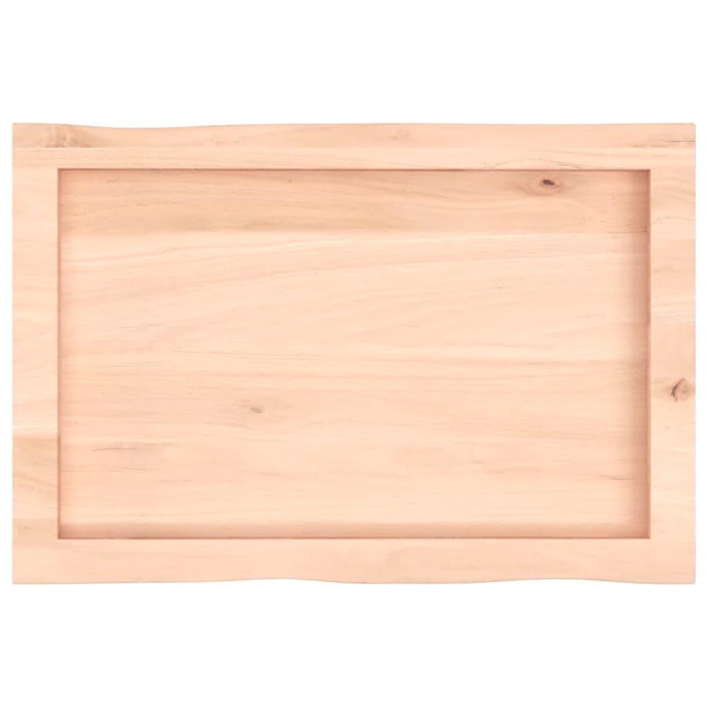 Stalviršis, 60x40x(2-4) cm, medienos masyvas, su gyvu kraštu