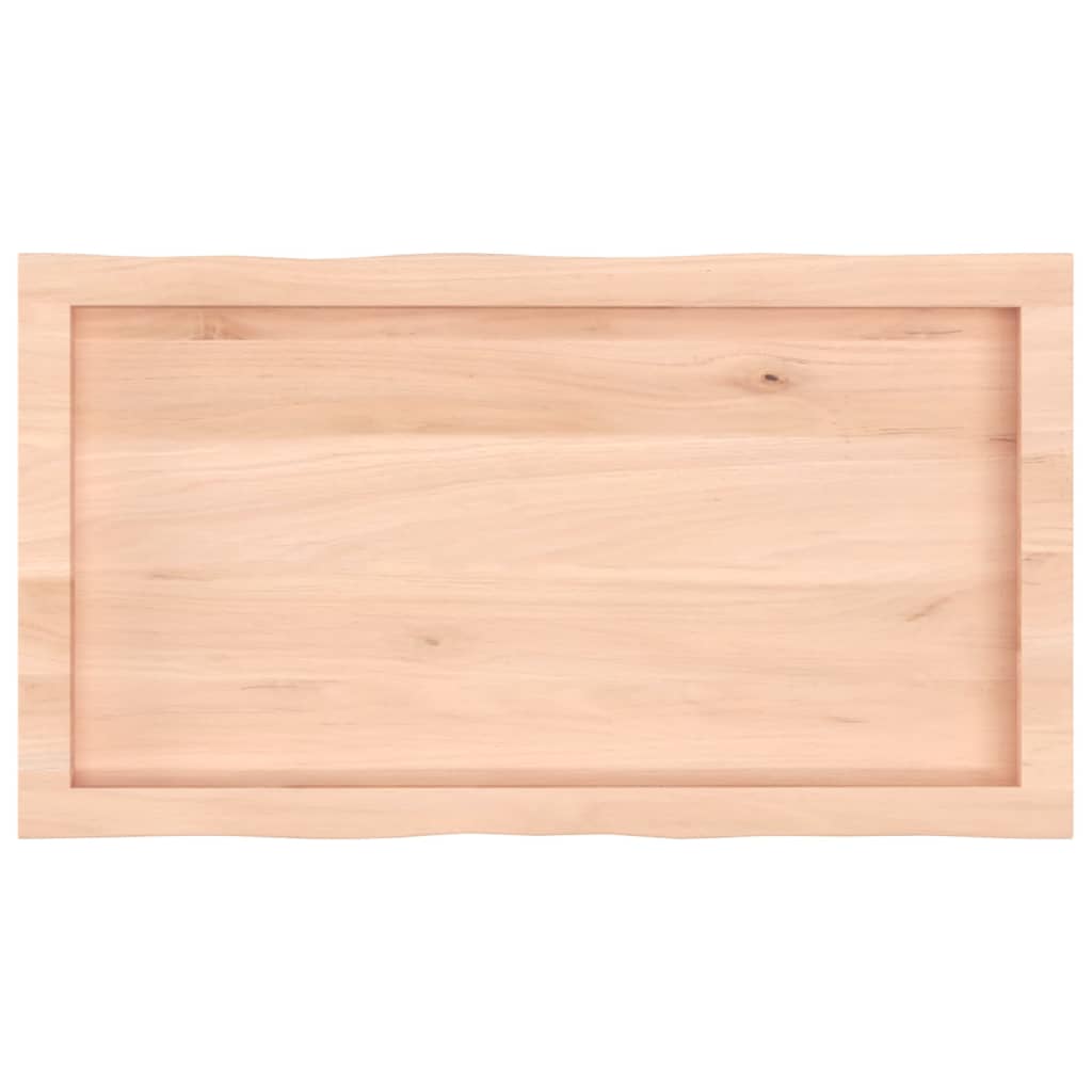 Stalviršis, 80x40x(2-4) cm, medienos masyvas, su gyvu kraštu