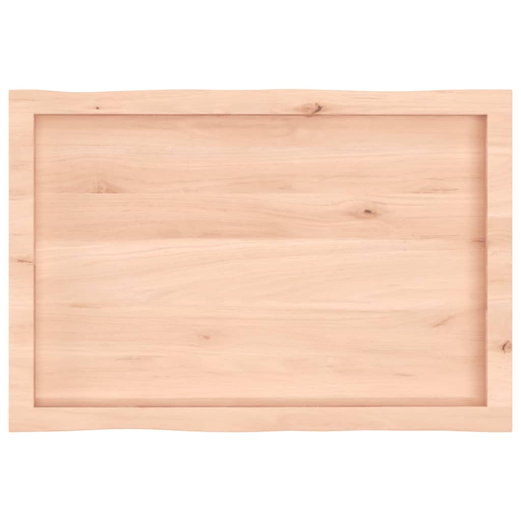 Stalviršis, 80x50x(2-6) cm, medienos masyvas, su gyvu kraštu
