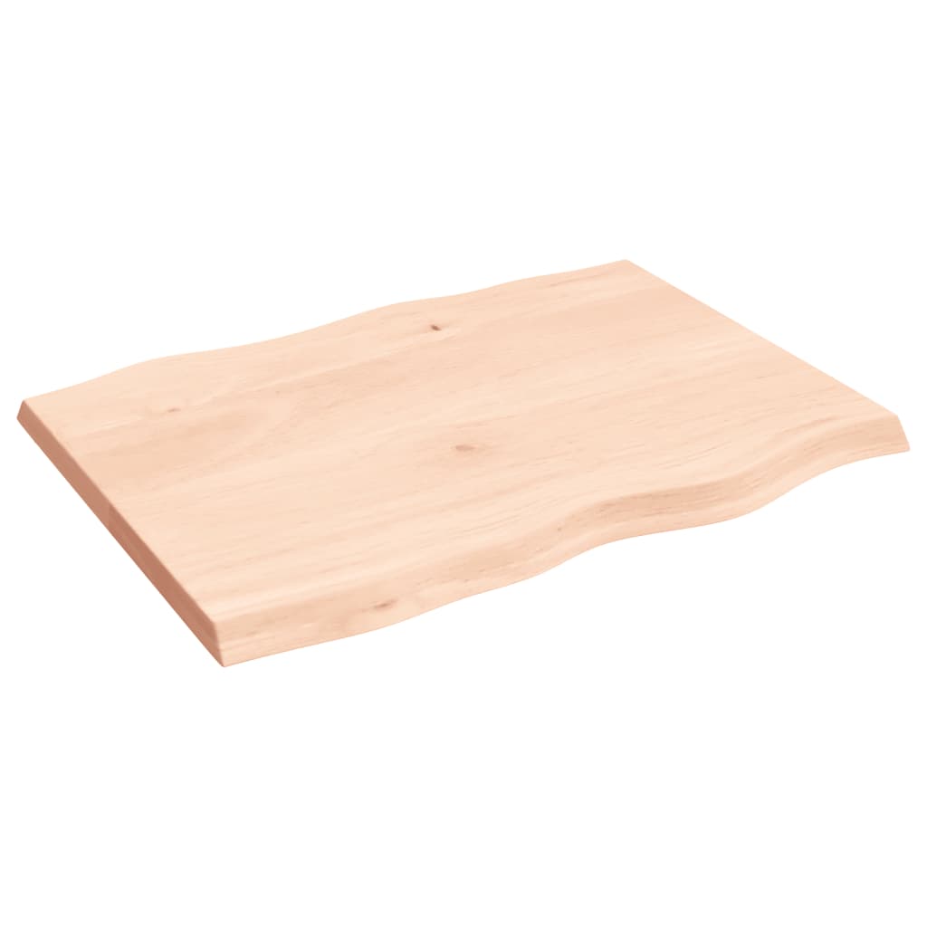 Stalviršis, 80x60x(2-4) cm, medienos masyvas, su gyvu kraštu