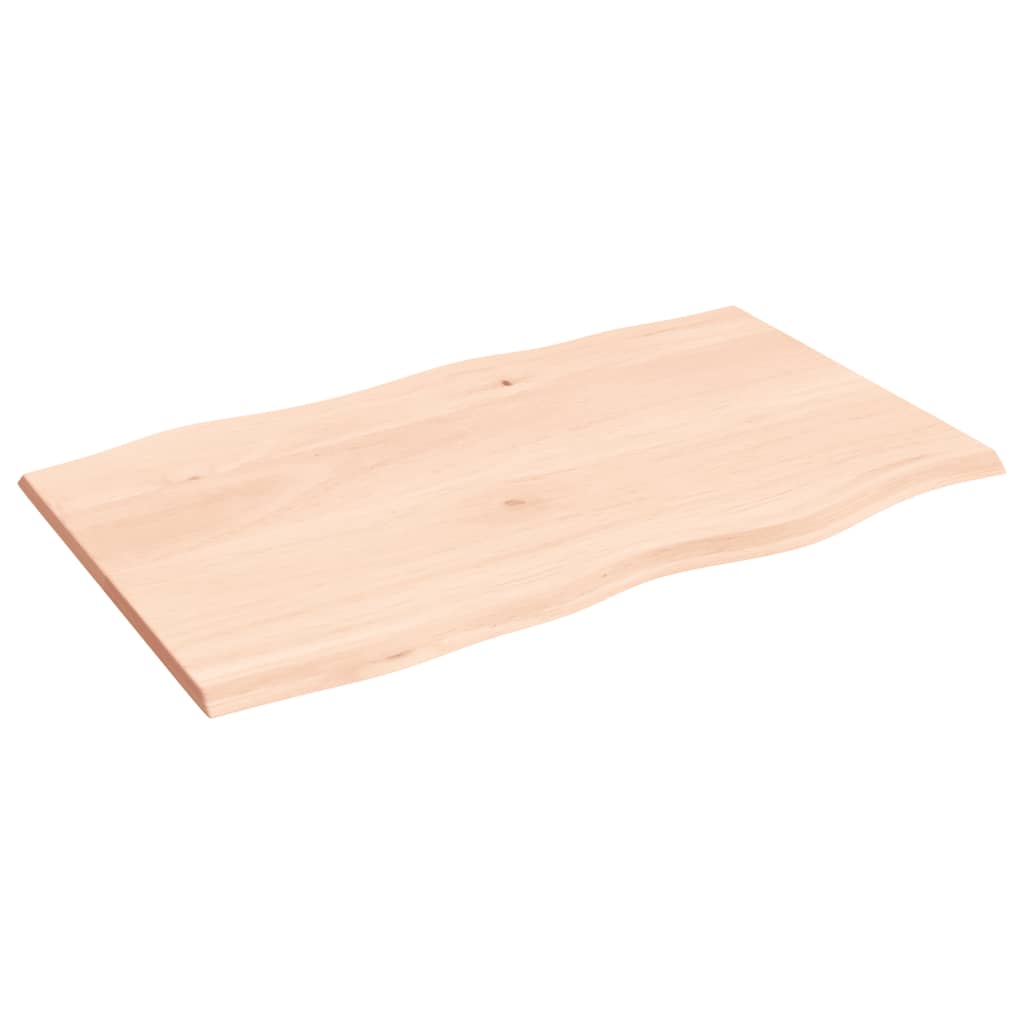 Stalviršis, 100x60x2cm, ąžuolo medienos masyvas, su gyvu kraštu
