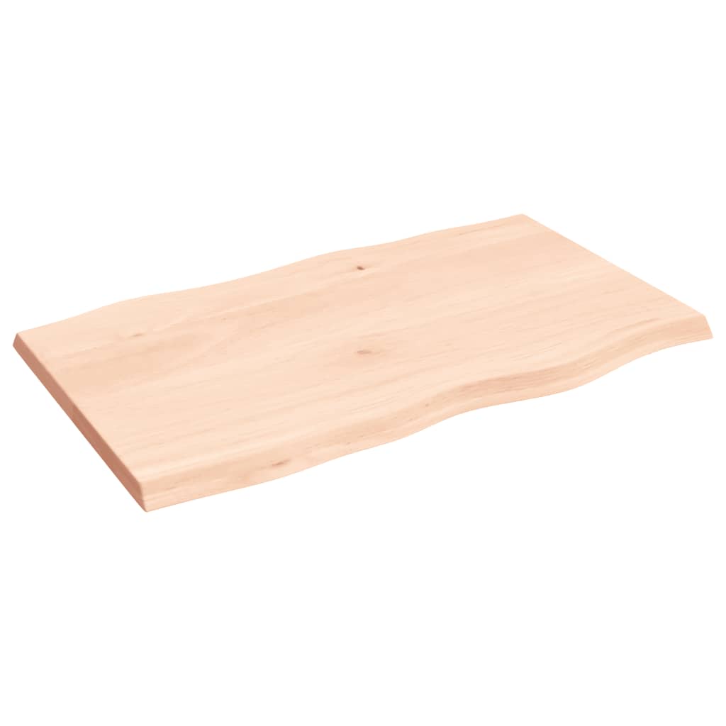 Stalviršis, 100x60x(2-4) cm, medienos masyvas, su gyvu kraštu