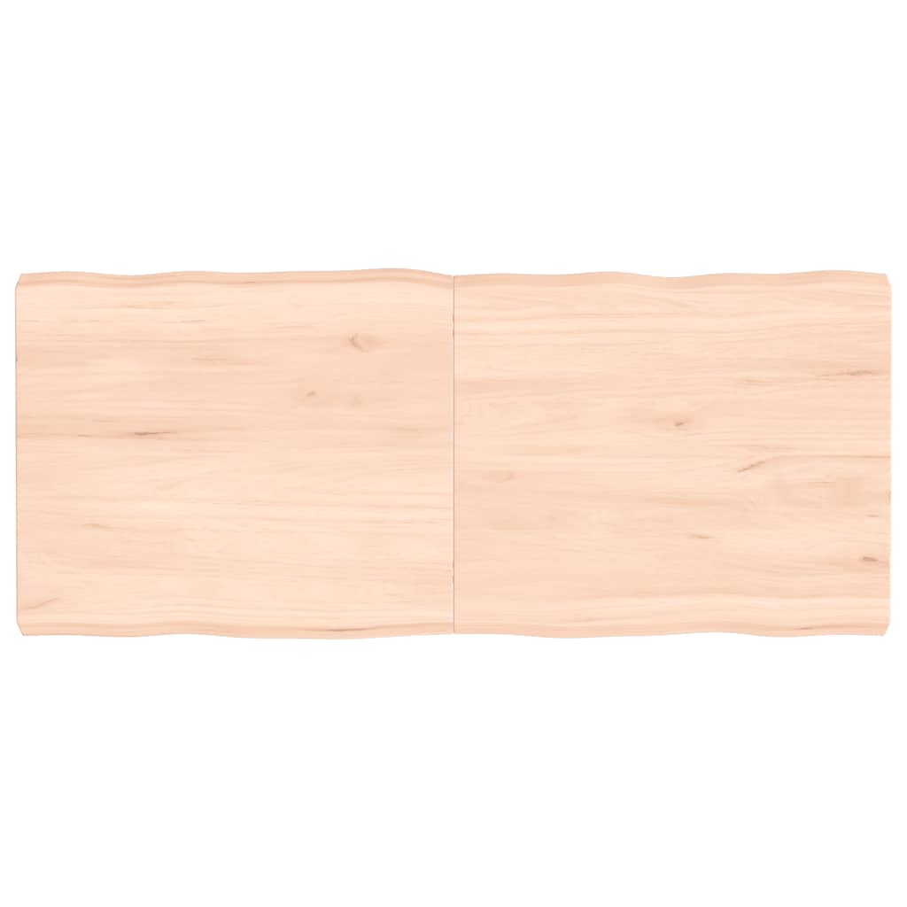 Stalviršis, 140x60x(2-6) cm, medienos masyvas, su gyvu kraštu