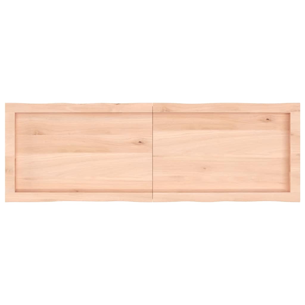 Stalviršis, 140x60x(2-6) cm, medienos masyvas, su gyvu kraštu