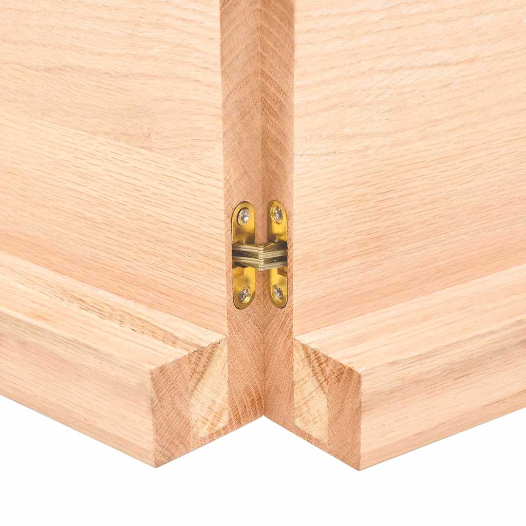Stalviršis, 140x60x(2-6) cm, medienos masyvas, su gyvu kraštu