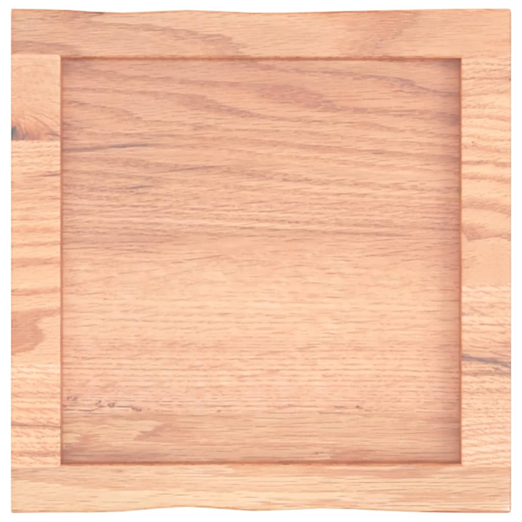 Stalviršis, šviesiai rudas, 40x40x(2-6) cm, medienos masyvas