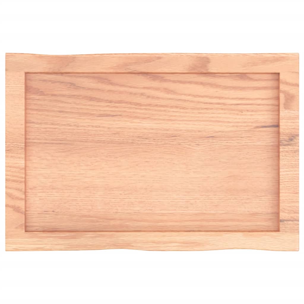 Stalviršis, šviesiai rudas, 60x40x(2-4) cm, medienos masyvas