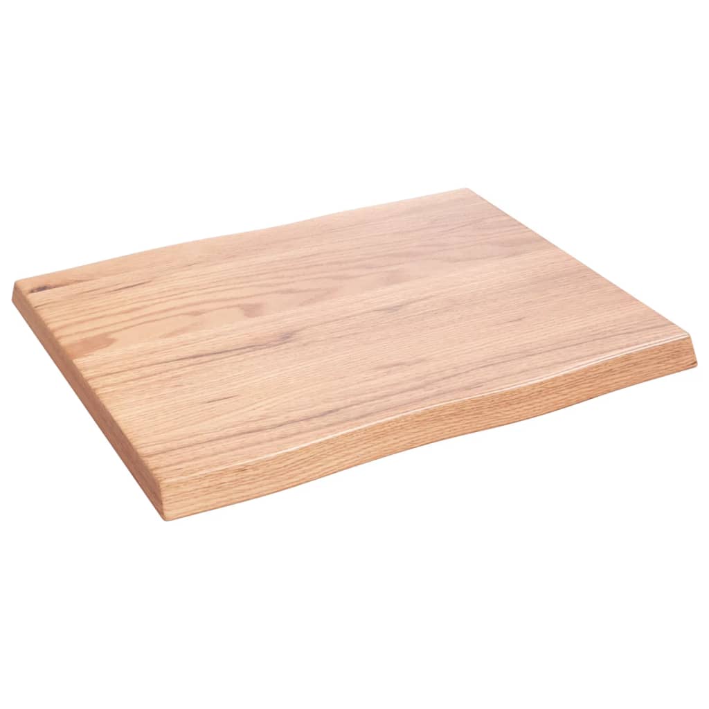 Stalviršis, šviesiai rudas, 60x50x(2-4) cm, medienos masyvas
