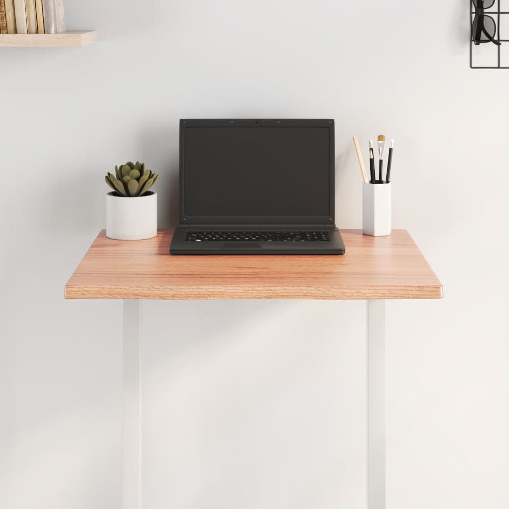 Worktop, light brown, 60x60x2cm, solid oak wood