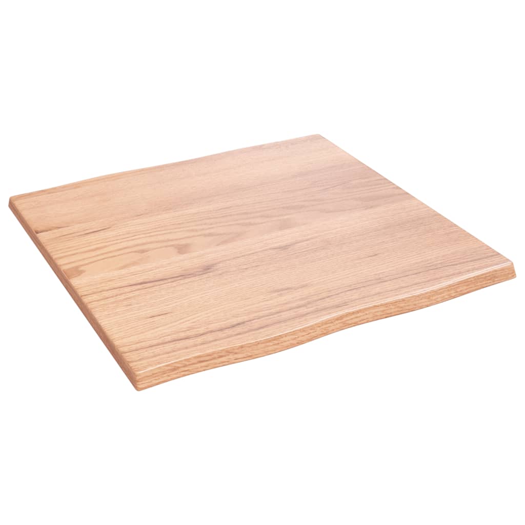 Worktop, light brown, 60x60x2cm, solid oak wood