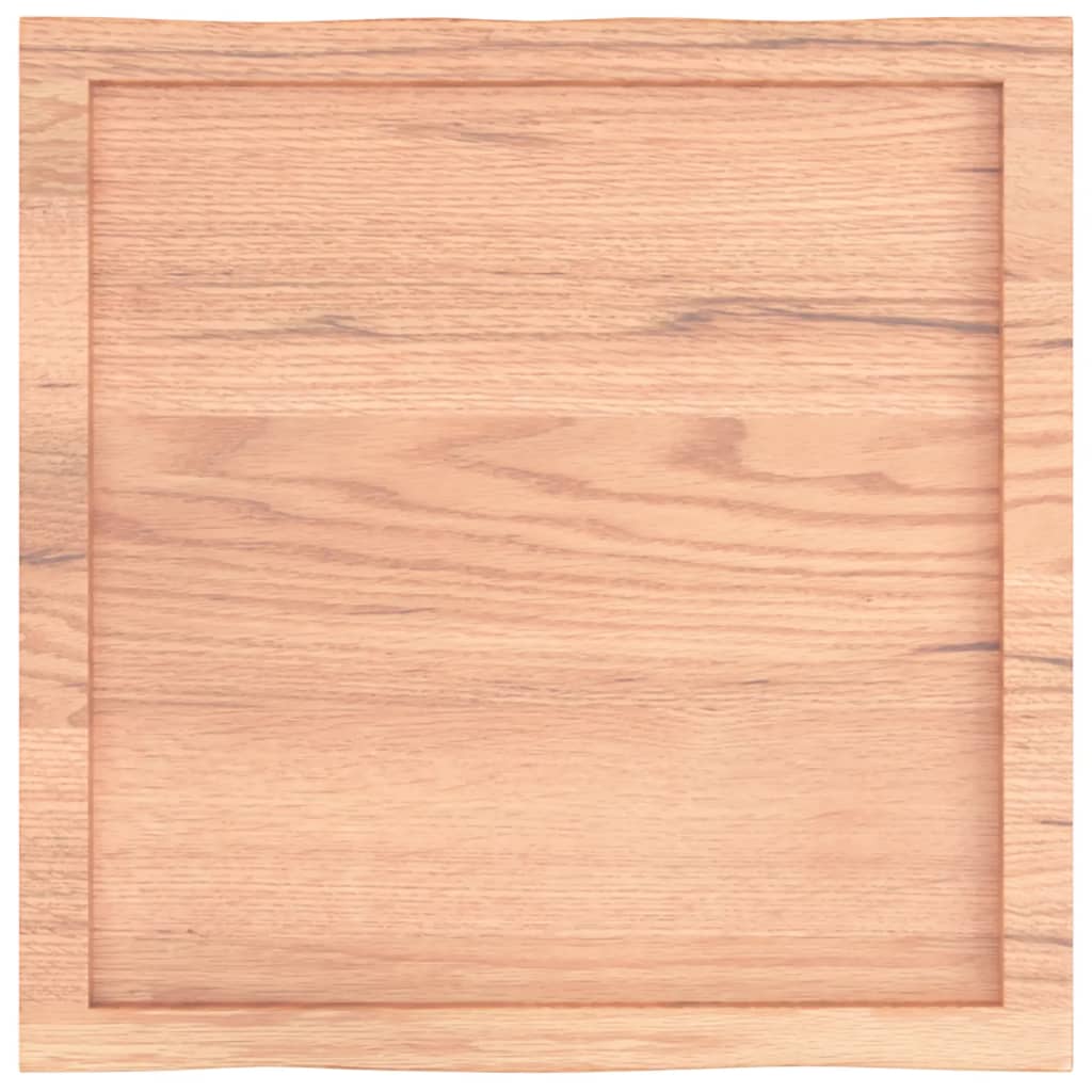 Stalviršis, šviesiai rudas, 60x60x(2-6) cm, medienos masyvas