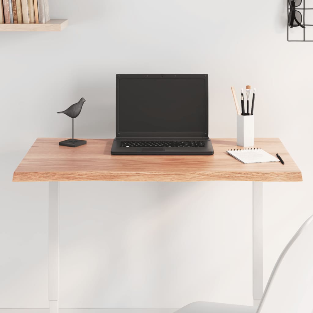 Worktop, light brown, 80x40x2cm, solid oak wood