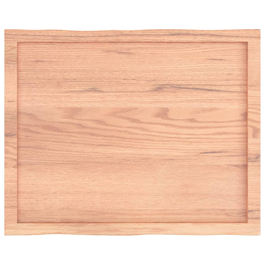 Stalviršis, šviesiai rudas, 80x60x(2-4) cm, medienos masyvas
