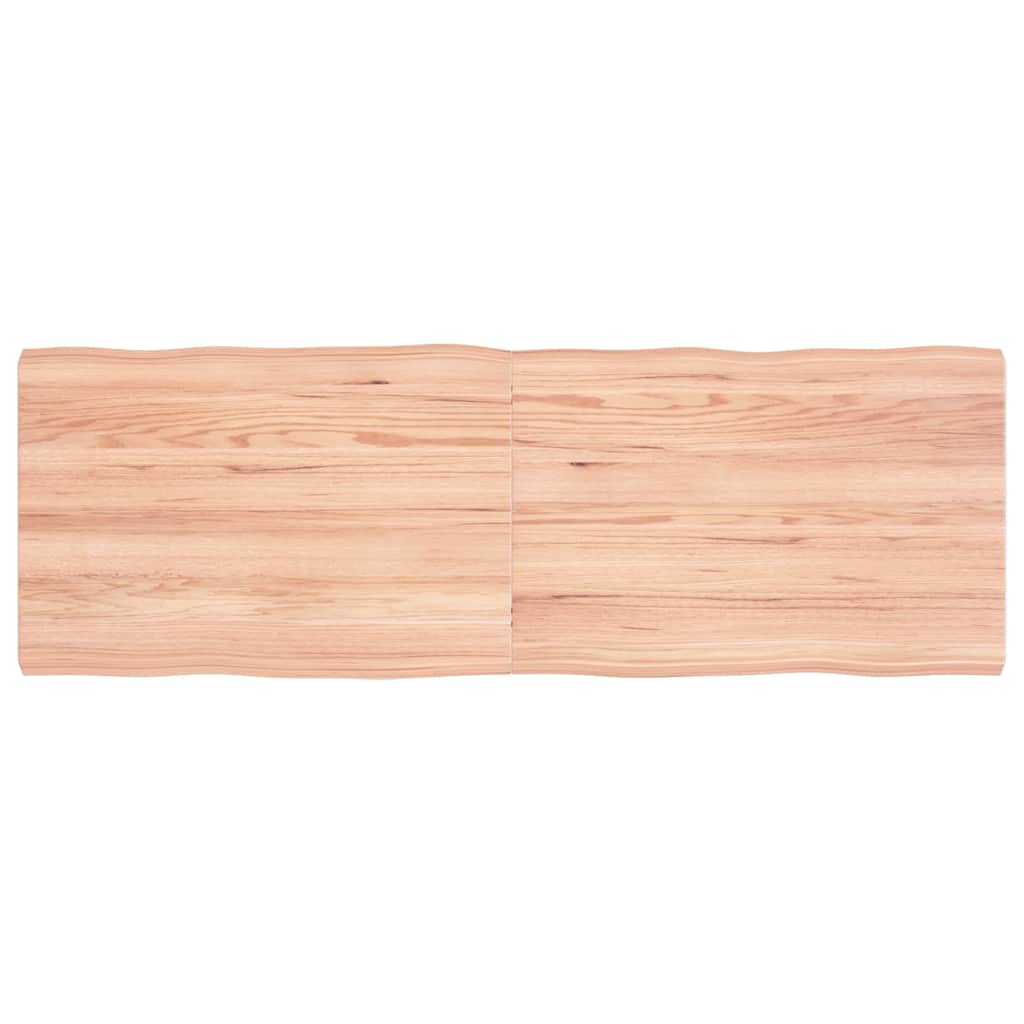Stalviršis, šviesiai rudas, 120x40x(2-4) cm, medienos masyvas