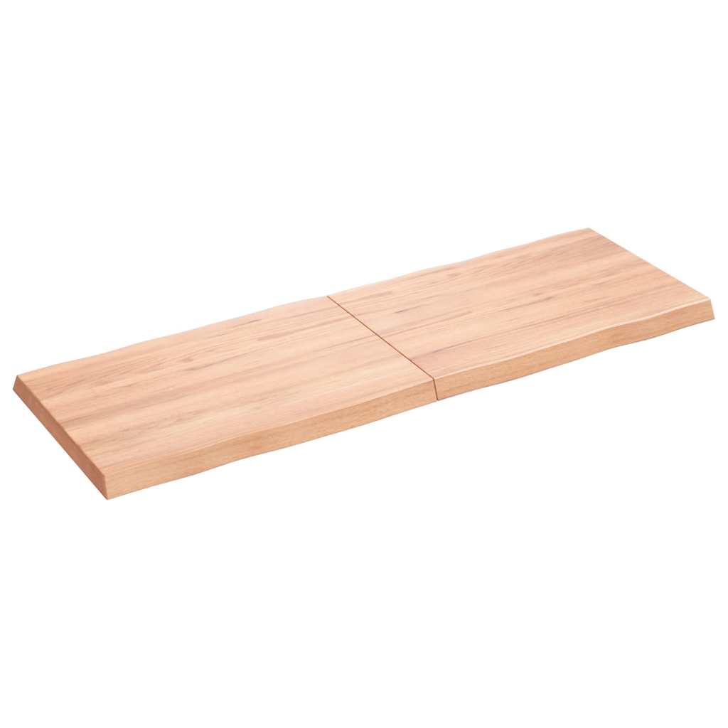 Stalviršis, šviesiai rudas, 120x40x(2-4) cm, medienos masyvas