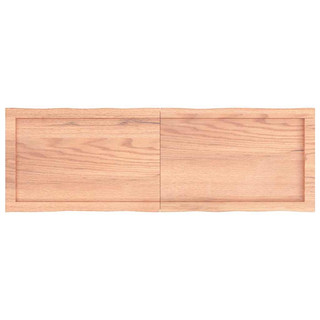 Stalviršis, šviesiai rudas, 120x40x(2-4) cm, medienos masyvas