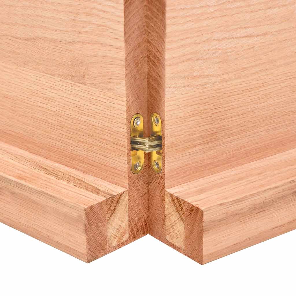 Stalviršis, šviesiai rudas, 120x60x(2-6) cm, medienos masyvas