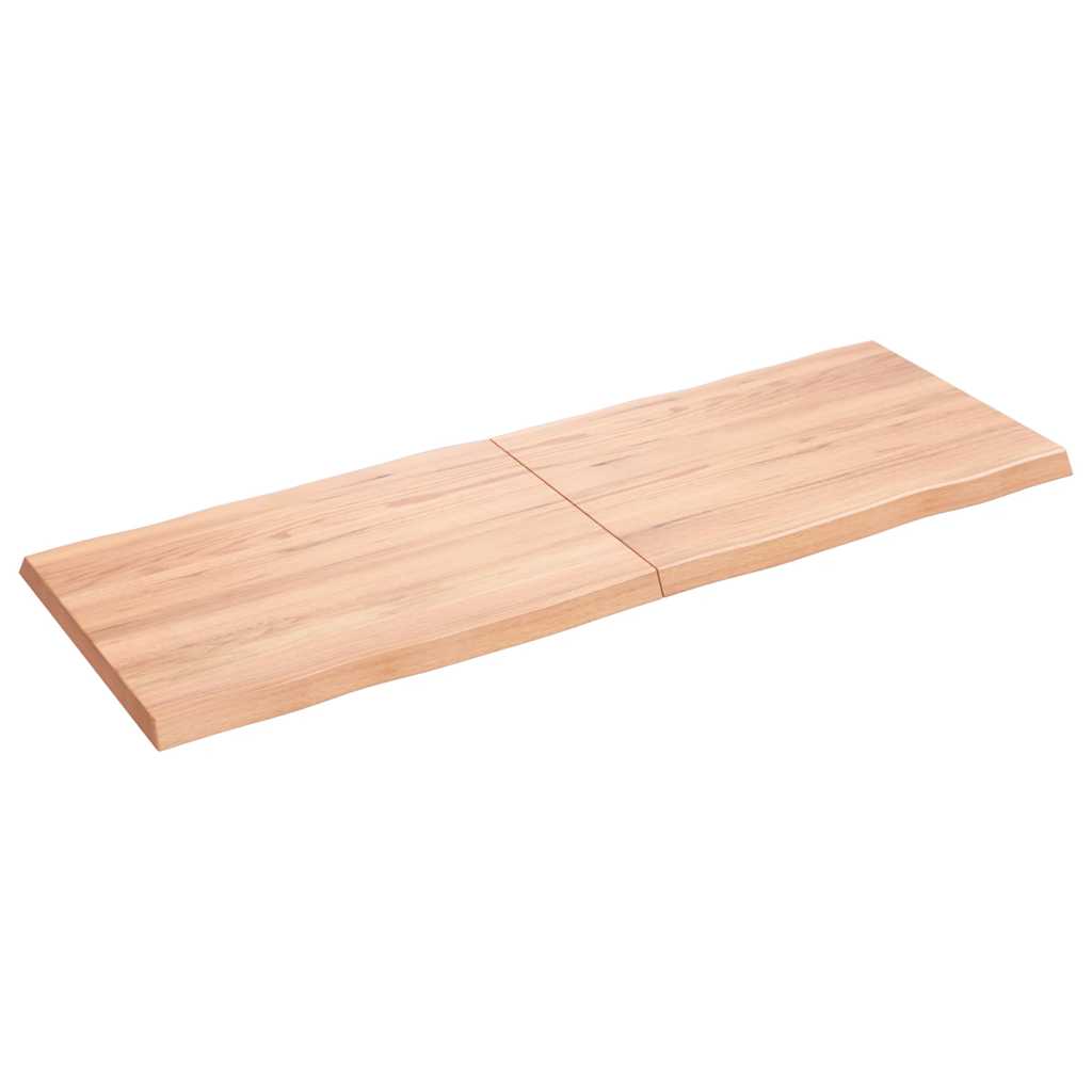 Stalviršis, šviesiai rudas, 140x50x(2-4) cm, medienos masyvas