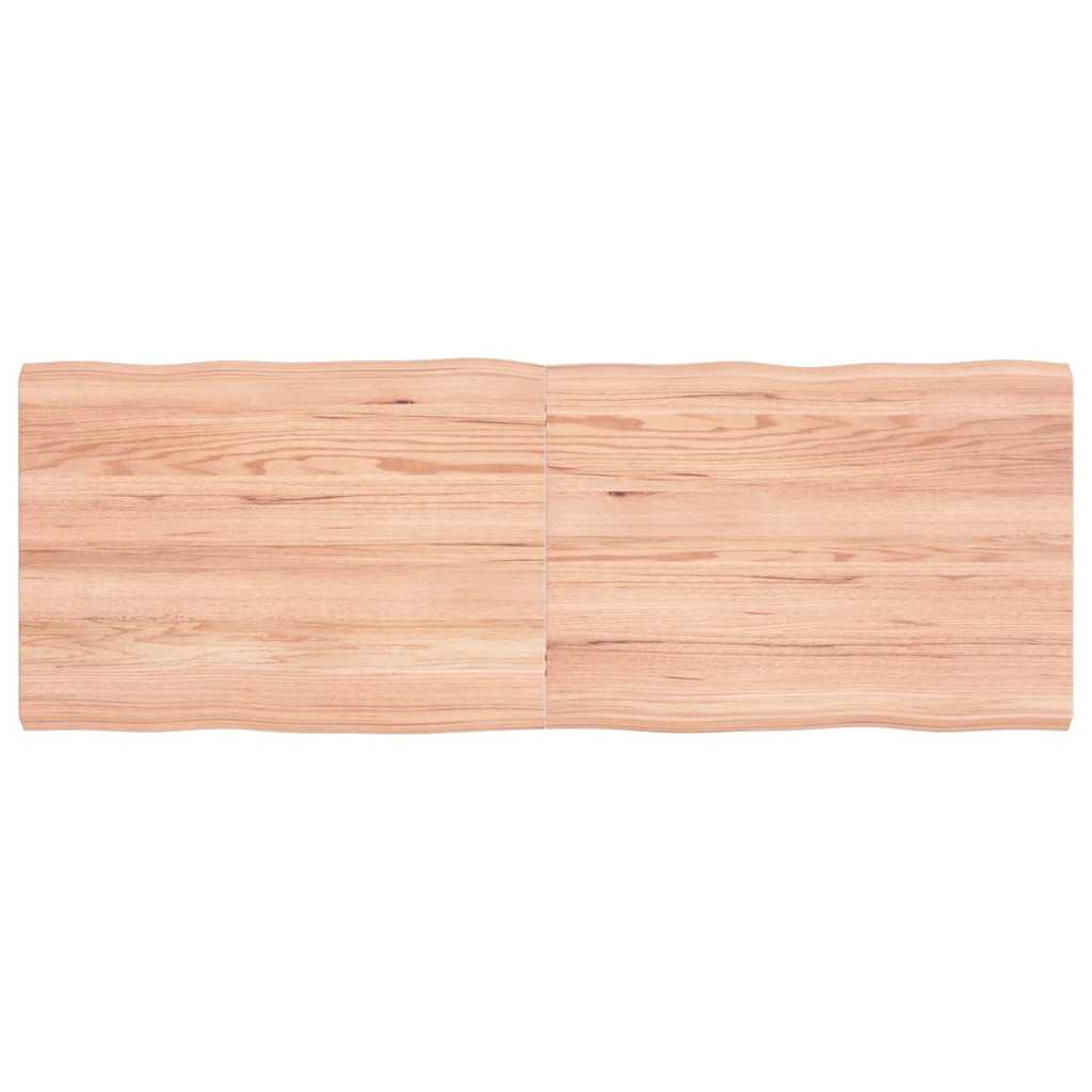 Stalviršis, šviesiai rudas, 140x50x(2-4) cm, medienos masyvas