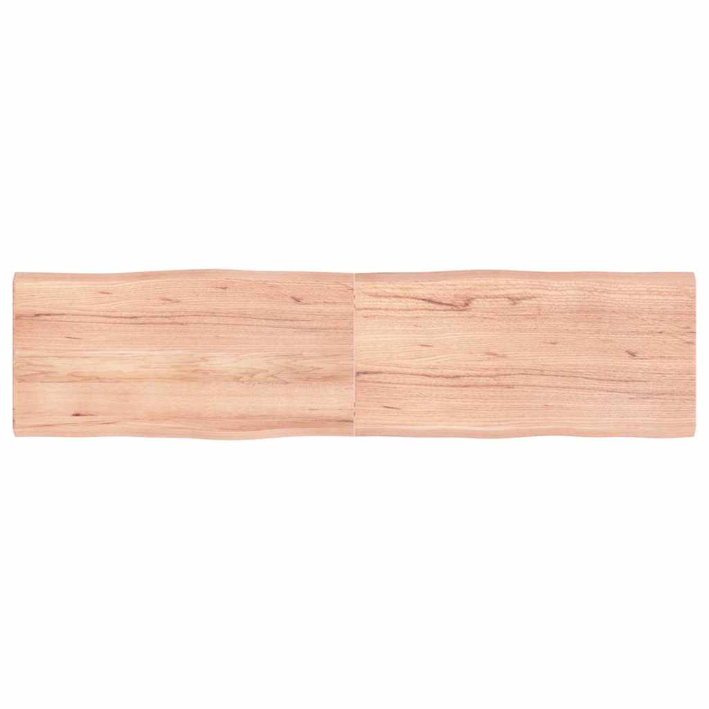 Stalviršis, šviesiai rudas, 160x40x(2-4) cm, medienos masyvas