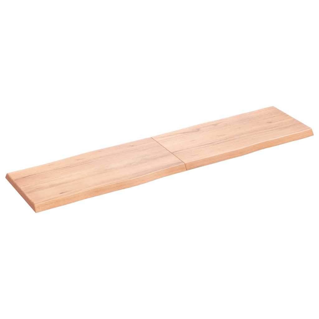Stalviršis, šviesiai rudas, 160x40x(2-4) cm, medienos masyvas