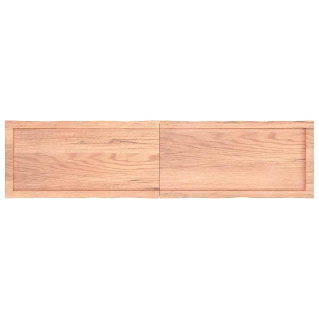 Stalviršis, šviesiai rudas, 160x40x(2-4) cm, medienos masyvas