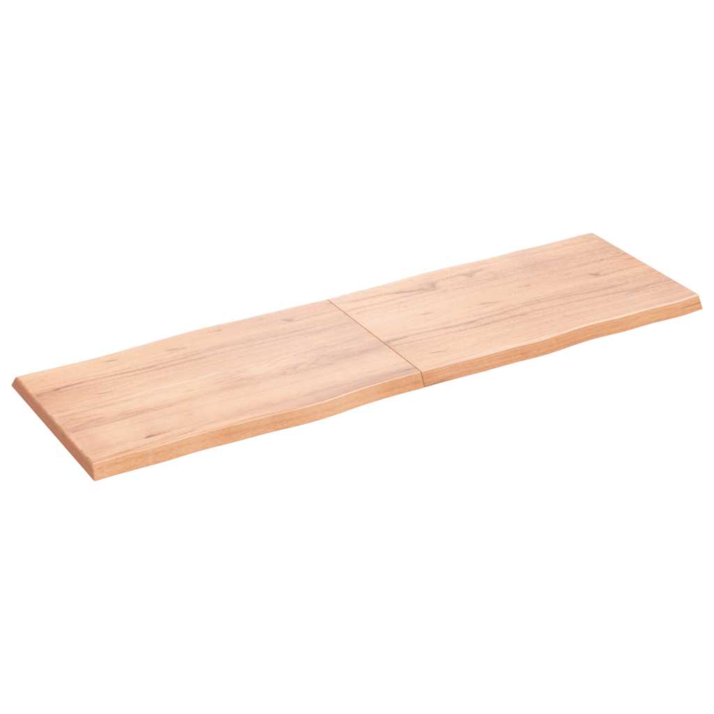 Stalviršis, šviesiai rudas, 160x50x(2-4) cm, medienos masyvas