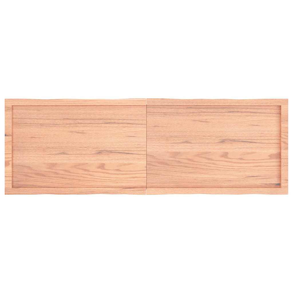 Countertop, light brown, 160x50x(2-4) cm, solid wood